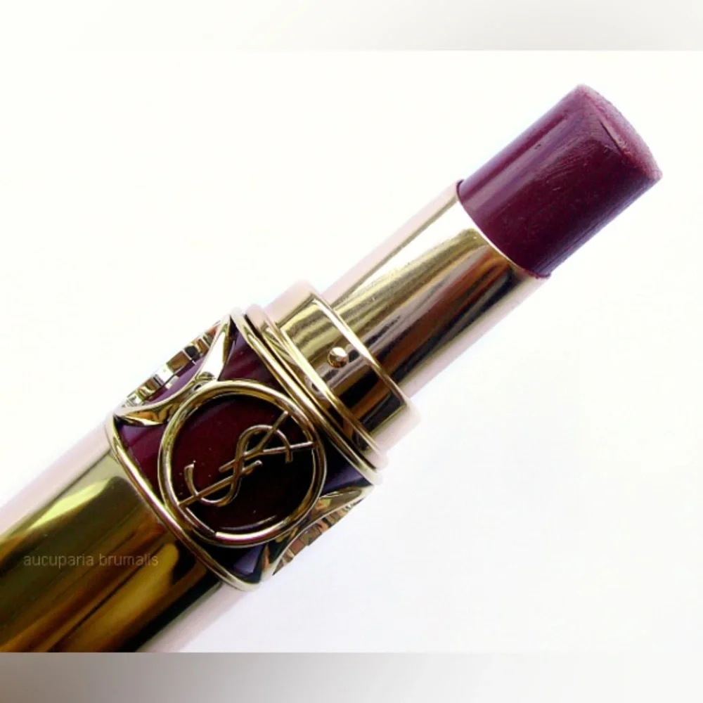 YVES SAINT LAURENT YSL # 22 Prune Exquise Exquisite Plum Silky Lipstick NEW